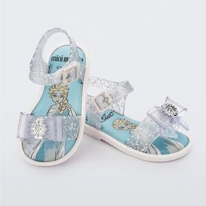 Girls Mini Melissa Elsa sandals 11US 26/27 eur